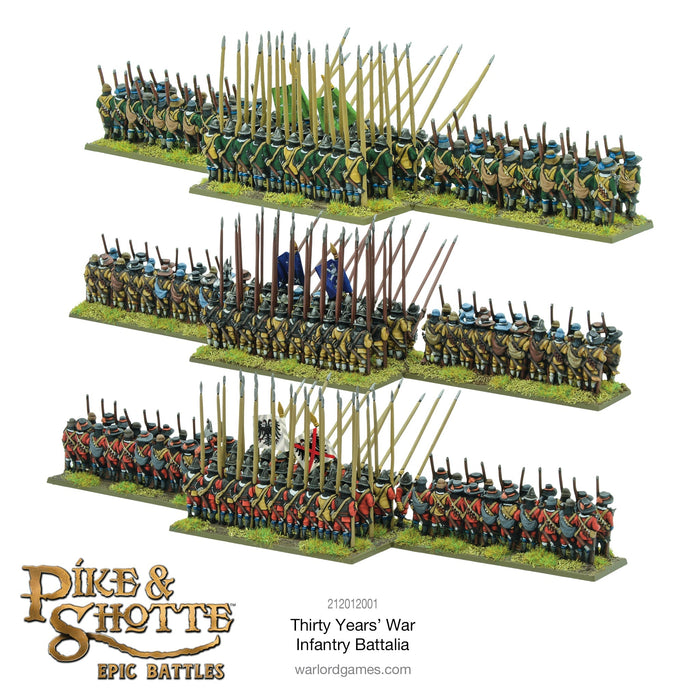 Pike and Shotte Epic Battles - Thirty Years War Infantry Battalia New - Tistaminis