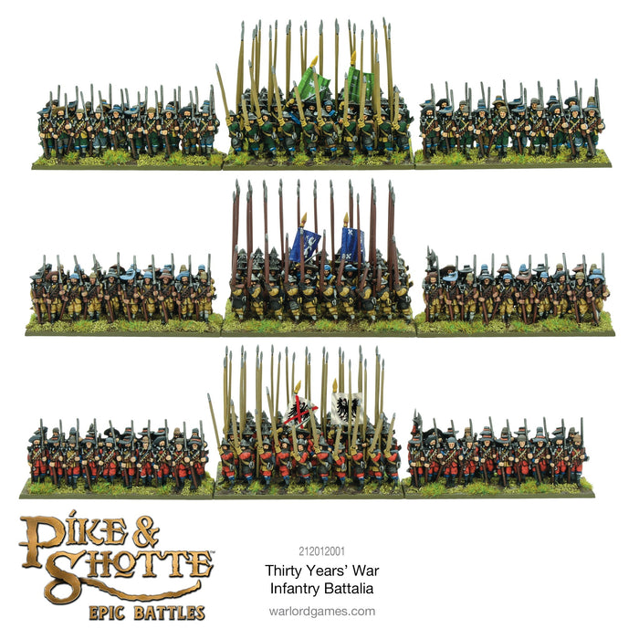 Pike and Shotte Epic Battles - Thirty Years War Infantry Battalia New - Tistaminis