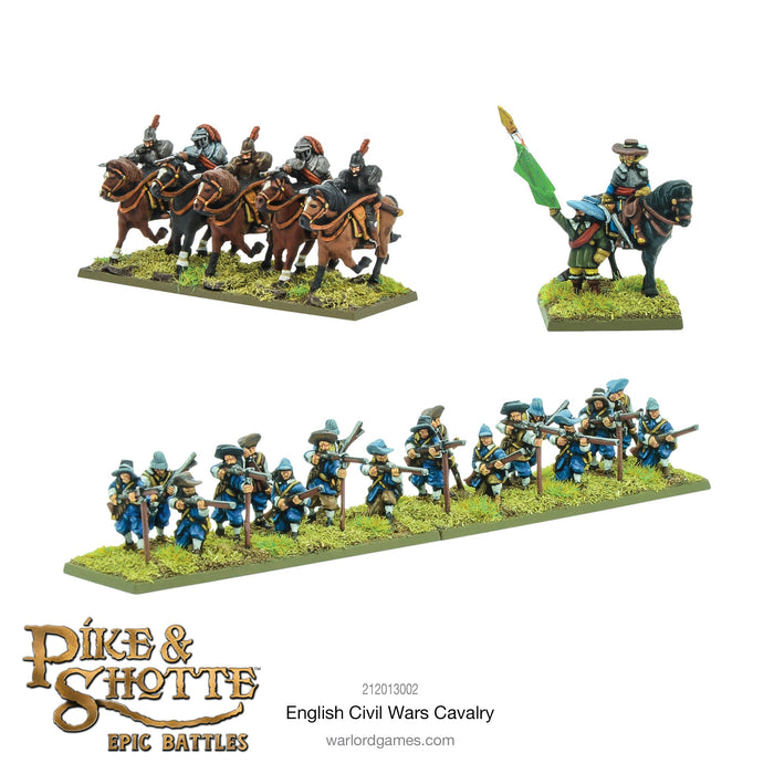 Pike and Shotte Epic Battles - English Civil Wars Cavalry New - Tistaminis