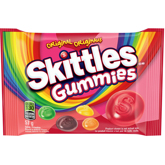Skittles Gummies (57g) - Tistaminis