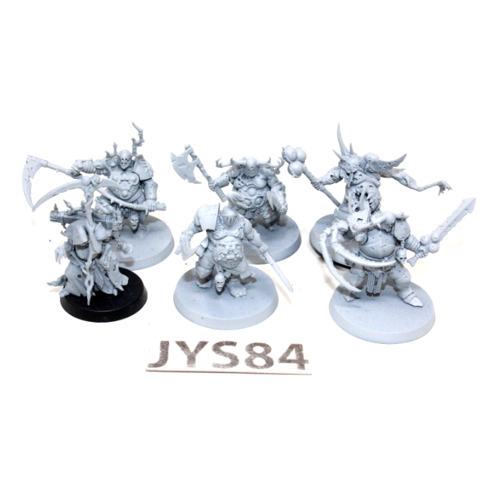 Warhammer Warriors of Chaos Maggotkin of Nurgle Putrid Blightkings JYS84 - Tistaminis