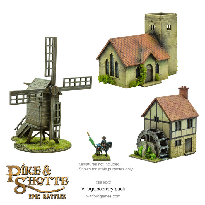 Pike and Shotte Epic Battles - Village Scenery Pack New - Tistaminis