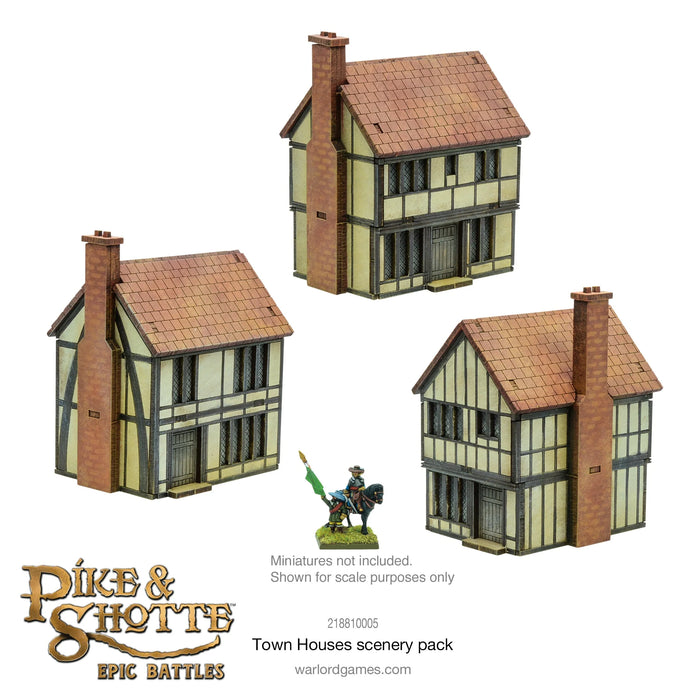 Pike & Shotte Epic Battles - Town Houses scenery pack New - Tistaminis