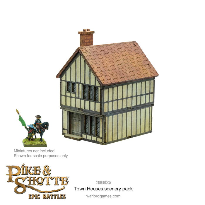 Pike & Shotte Epic Battles - Town Houses scenery pack New - Tistaminis