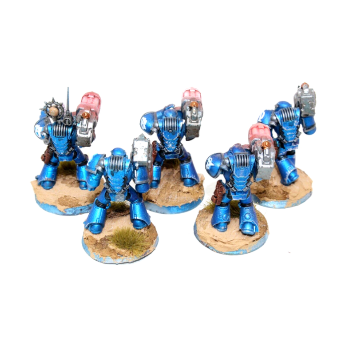 Warhammer Chaos Space Marines Horus Heresy Heavy Weapons Squad Well Painted A23