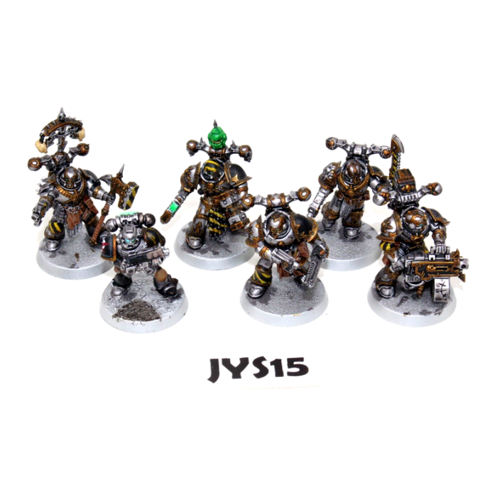 Warhammer Chaos Space Marines Tactical Marines Well Painted JYS15