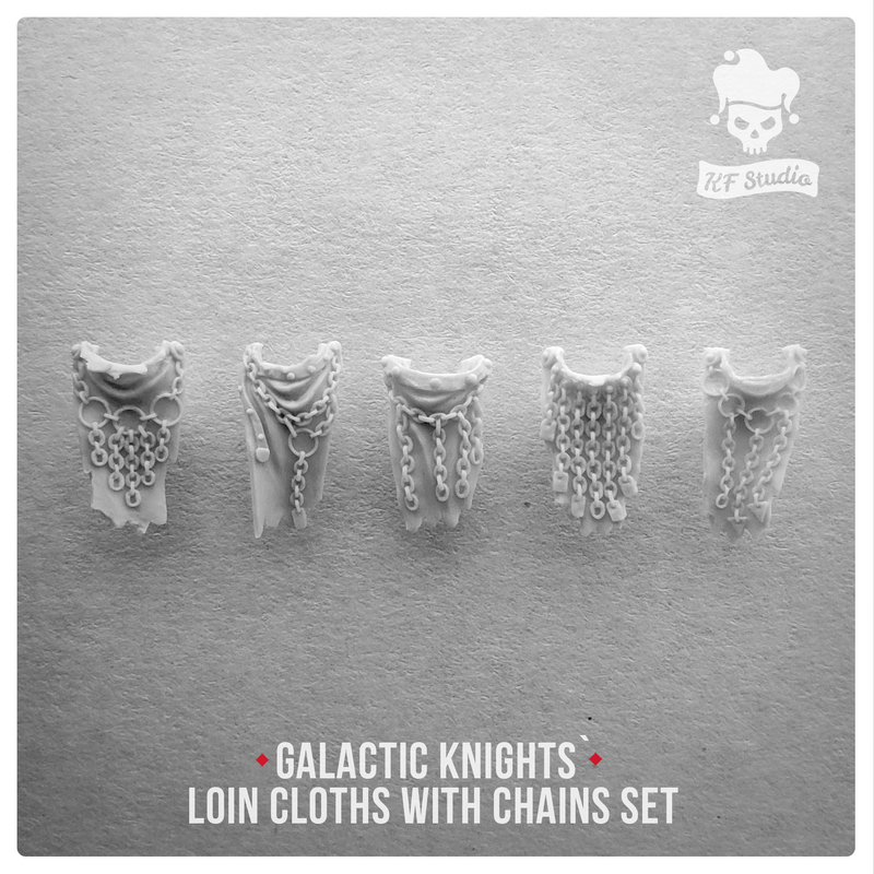 Artel W - KF Studio	Galactic Knights Loin cloths with chains New - Tistaminis