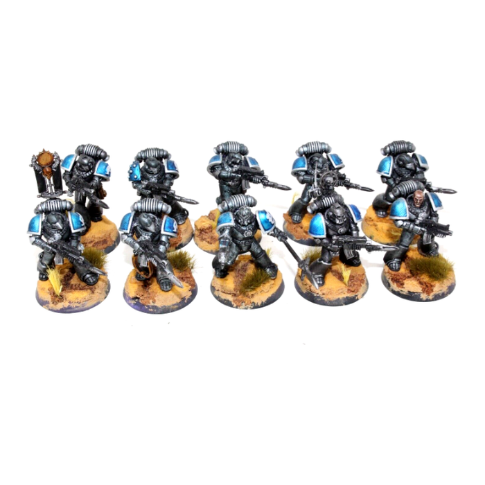 Warhammer Chaos Space Marines Horus Heresy Tactical Marines Well Painted A23