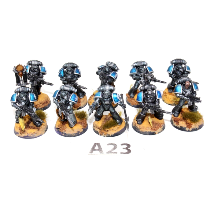 Warhammer Chaos Space Marines Horus Heresy Tactical Marines Well Painted A23