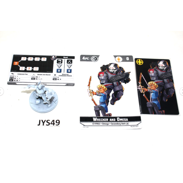 Star Wars Shatterpoint Wrecker and Omega JYS49
