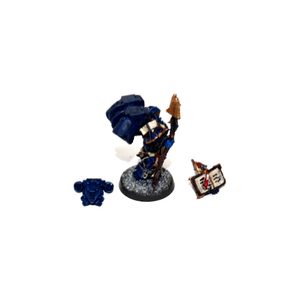 Warhammer Space Marines Librarian Well Painted Metal Magnetized A38 - Tistaminis