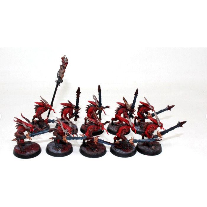 Warhammer Daemons of Chaos Bloodletters Well Painted A14 - Tistaminis