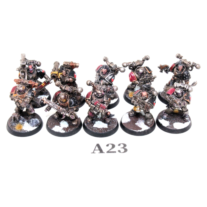 Warhammer Space Marines Tactical Squad Well Painted A23