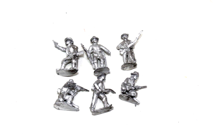 Perry Miniatures ACW 8 Dismounted Confederate Cavalry Metal JYS28