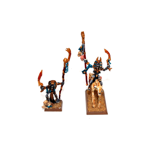 Warhammer Tomb Kings Lich Priest On Foot + Mounted Well Painted Metal JYS93 - Tistaminis