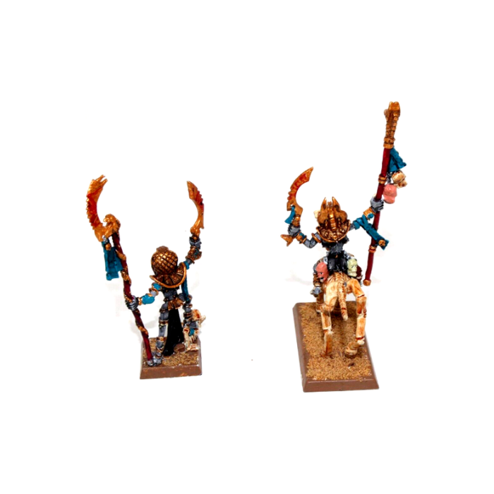 Warhammer Tomb Kings Lich Priest On Foot + Mounted Well Painted Metal JYS93 - Tistaminis