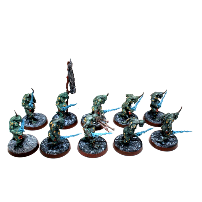 Warhammer Chaos Daemons Plaguebearers Well Painted JYS61 - Tistaminis