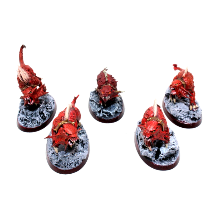 Warhammer Chaos Daemons Flesh Hounds Well Painted JYS61 - Tistaminis