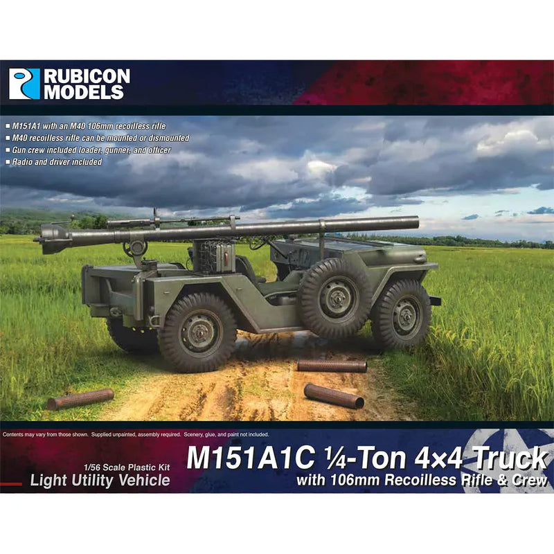 Rubicon American M151A1C with 106mm Recoilless Rifle New - Tistaminis