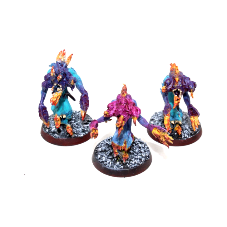 Warhammer Chaos Daemons Tzeentch Flamers Well Painted JYS62 - Tistaminis