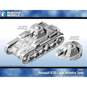 Rubicon Renault R35 Light Infantry Tank New - Tistaminis