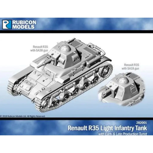 Rubicon Renault R35 Light Infantry Tank New - Tistaminis