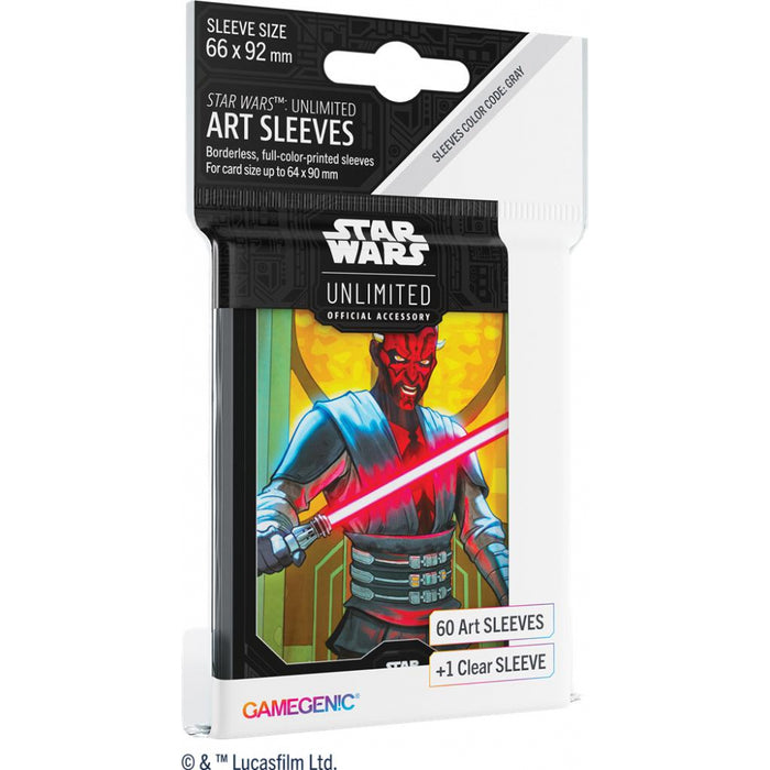 Star Wars: Unlimited Art Sleeves: Darth Maul Nov