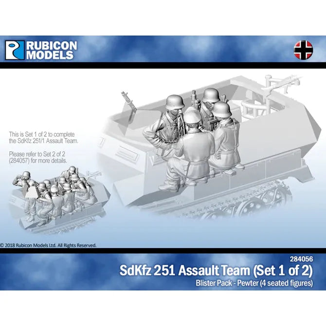 Rubicon SdKfz251/1 Assault Team: Set 1 of 2 New - Tistaminis