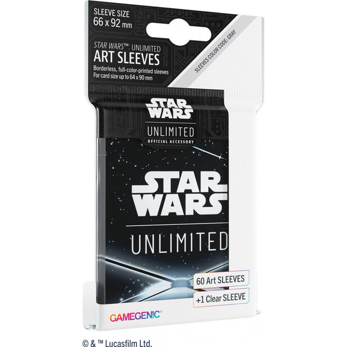 Star Wars: Unlimited Art Sleeves: Card Back Black