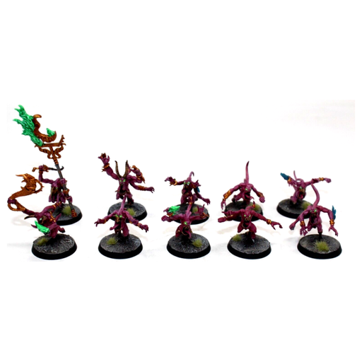 Warhammer Chaos Daemons Tzeentch Pink Horrors Well Painted - Tistaminis