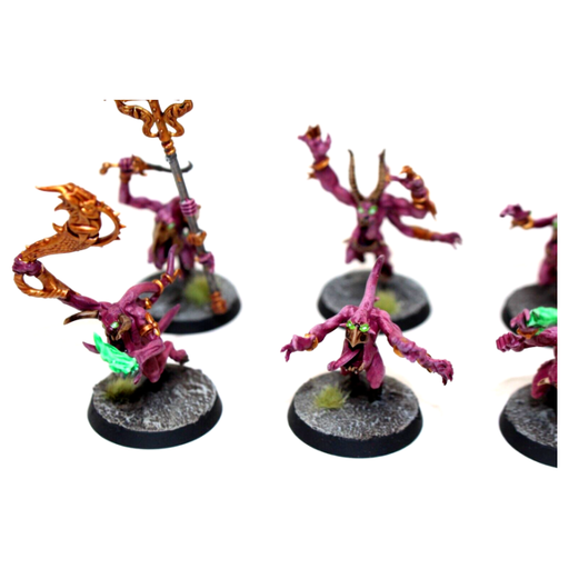 Warhammer Chaos Daemons Tzeentch Pink Horrors Well Painted - Tistaminis