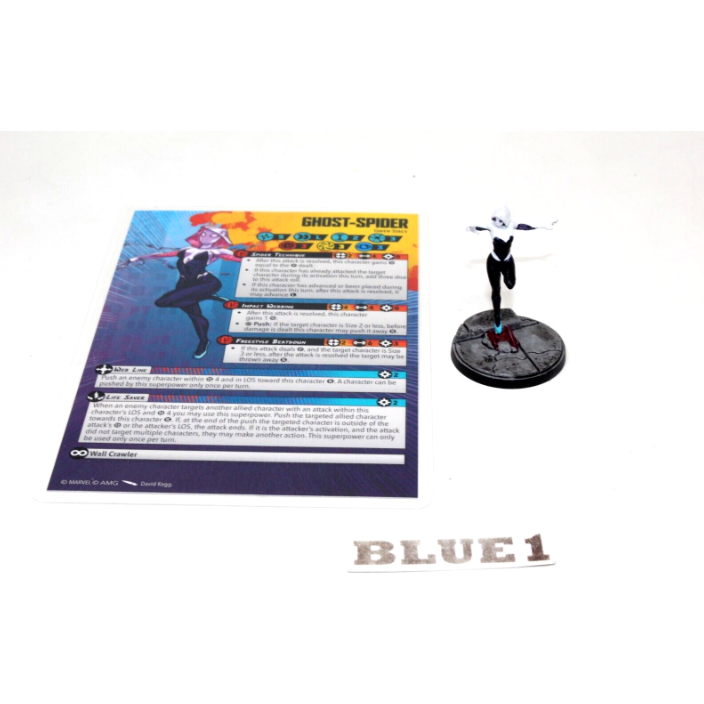 Marvel Crisis Protocol Ghost Spider Gwen Stacy BLUE1 - Tistaminis