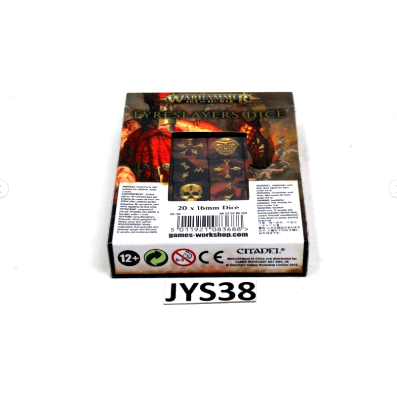 Warhammer Fyreslayers Dice JYS38 - Tistaminis