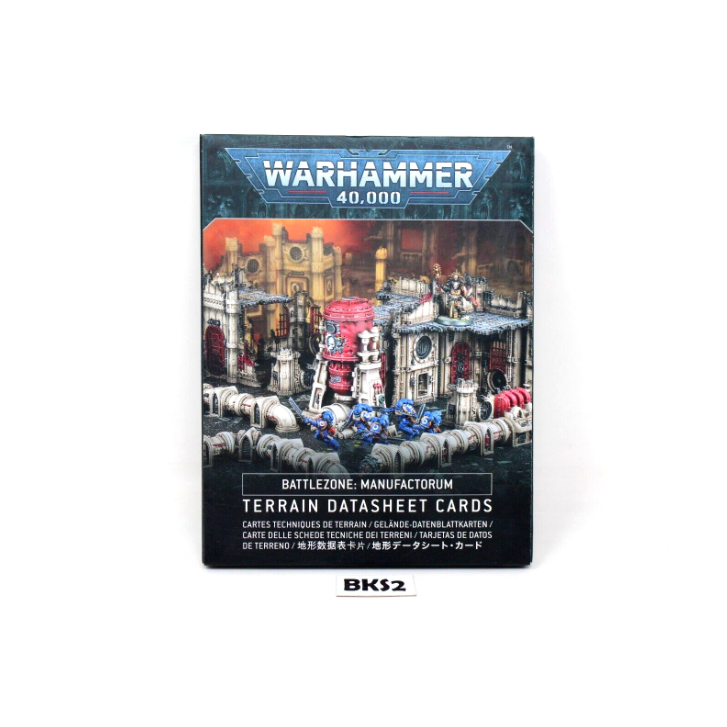 Warhammer Battlezone Manufactorum Terrain Datasheet Cards BKS2 - Tistaminis