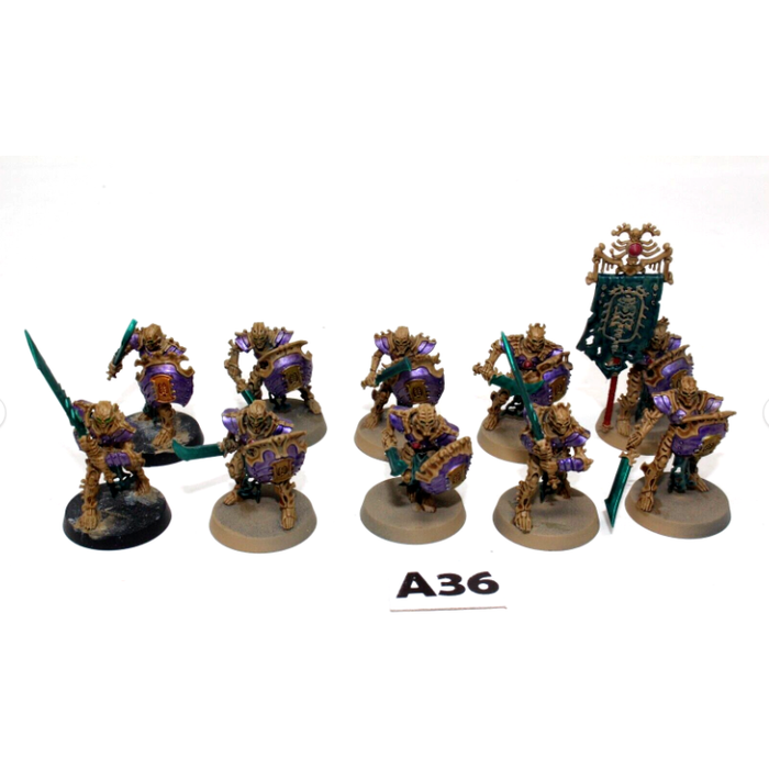 Warhammer Ossiarch Bonereapers Mortek Guard Well Painted A36 - Tistaminis