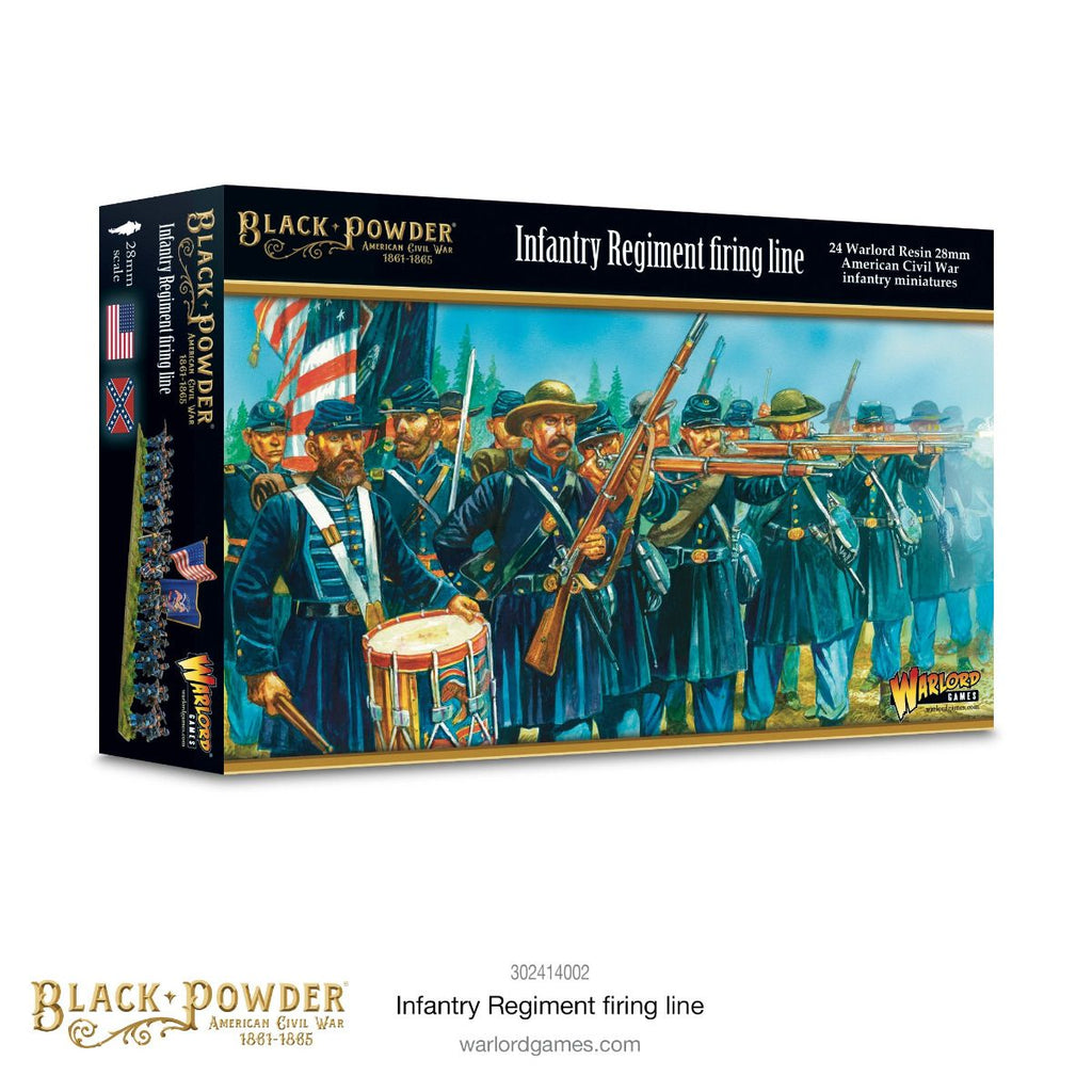 Black Powder ACW Infantry Regiment (Firing) New