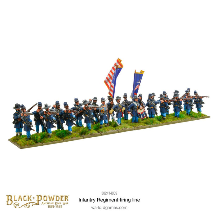 Black Powder ACW Infantry Regiment (Firing) New - Tistaminis