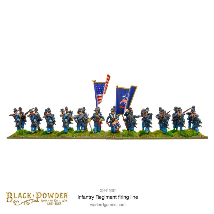 Black Powder ACW Infantry Regiment (Firing) New - Tistaminis