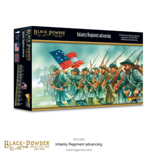 Black Powder ACW Infantry Regiment (Advancing) New - Tistaminis