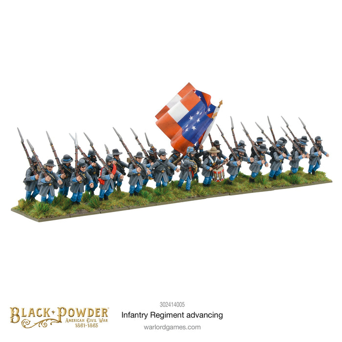 Black Powder ACW Infantry Regiment (Advancing) New