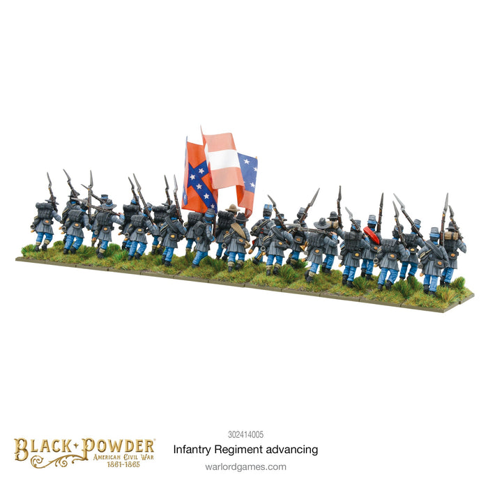 Black Powder ACW Infantry Regiment (Advancing) New