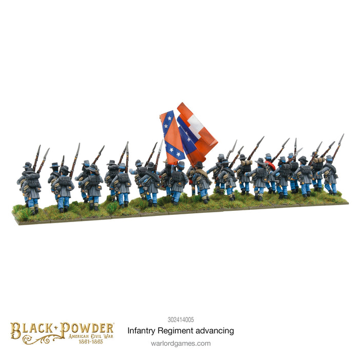 Black Powder ACW Infantry Regiment (Advancing) New