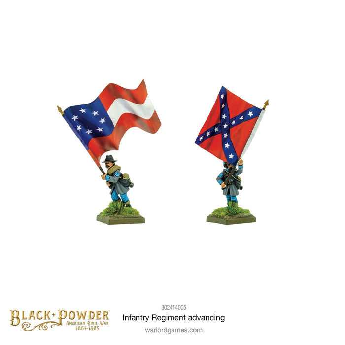 Black Powder ACW Infantry Regiment (Advancing) New