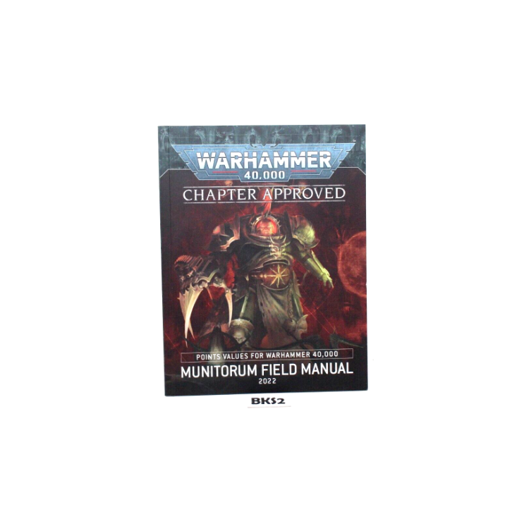 Warhammer 40k Chapter Approved Munitorum Field Manual BKS2