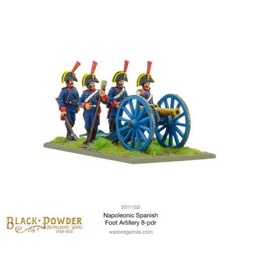 Black Powder Napoleonic Spanish foot artillery 8-pdr New - Tistaminis