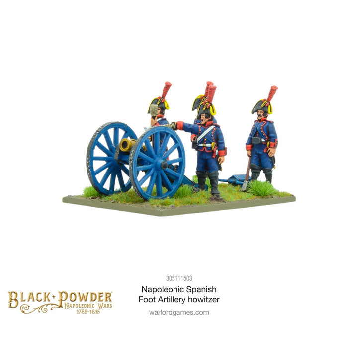 Black Powder Napoleonic Spanish foot artillery howitzer New - Tistaminis