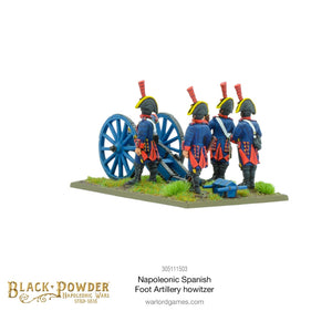 Black Powder Napoleonic Spanish foot artillery howitzer New - Tistaminis