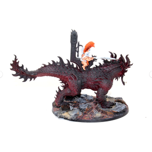 Warhammer Dwarves Auric Runefather on Magmadroth Well Painted ULN7 - Tistaminis