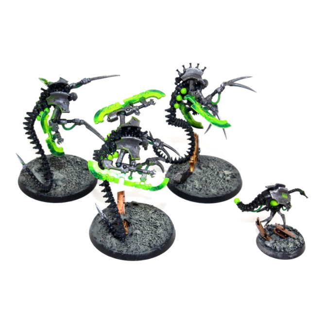 Warhammer Necrons Ophidian Destroyers Well Painted A12