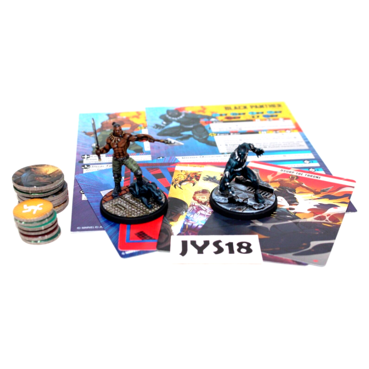 Marvel Crisis Protocol Black Panther and Killmonger Well Painted JYS18 - Tistaminis